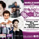 Vos places VIP pour le concert privé Mona FM au Casino Barriere de Lille, le 29 mars