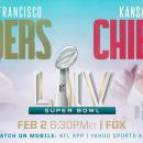 SUPERBOWL LIV : San Francisco 49ers - Kansas City Chiefs : le 2 février dès 23h55