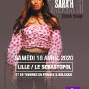 SARA'H EN CONCERT LE 18 AVRIL AU THÉÂTRE SEBASTOPOL