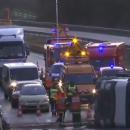 A2 : Marly  -Accident corporel après un accident de poids lourd