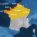 TEMPÊTE DENIS : Nouvelle tempête des ce samedi avec des vents à 90 km/h des samedi  AGATE METEO