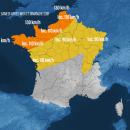 MÉTÉO : La tempête Dennis se confirme pour ce week-end avec des rafales jusqu'à 130 km/h