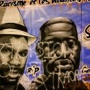 La fresque en hommage à Adama Traoré et George Floyd à Stains vandalisée