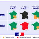 Week end chargé sur les routes