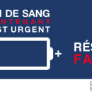 L'appel urgent au don de sang !