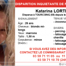 Avis de recherche : Disparition inquiétante de Katarina LORTHIOIR, 26 ans, à Tourcoing