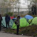 Opération de démantèlement d'un camp de migrants à Calais