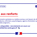 Situation sanitaire : l'ARS appelle aux renforts