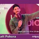 MATT POKORA annonce un concert en Live Stream le 8 décembre en direct de la seine musicale