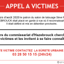 A Hazebrouck, la police lance un appel