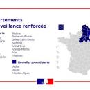 Covid-19 : 23 départements désormais "sous surveillance renforcée"