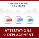 Voici la nouvelle attestation de deplacement