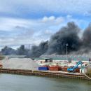 Halluin : Incendie sur le site industriel Galloo - 2000 m2 en fumée