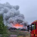 Aniche : Les pompiers mobilisés pour un feu de ferrailles