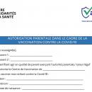 Voici l'attestation parentale à remplir dès demain, pour la vaccination des 12-18 ans