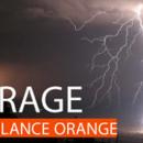 ORAGES VIOLENTS  16 départements sont placés ce matin en vigilance orange par Météo France