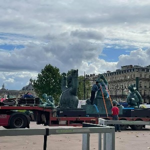 L'expo des chats de Geluck quitte Bordeaux plus tôt- En cause les dégradations sur les œuvres