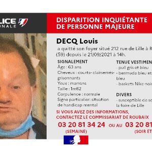 Un avis de recherche lancé dans le Nord