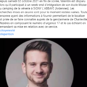 Appel à témoins, un étudiant lillois a disparu pendant son week-end d'intégration