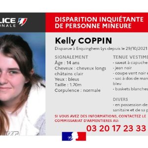 Une adolescente portée disparue dans le Nord