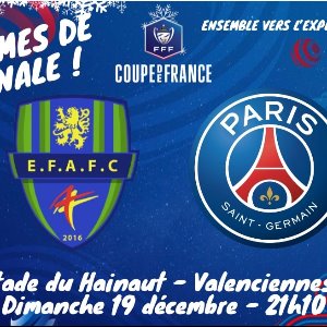 600 places mises en vente pour le match Entente Feignies Aulnoye/PSG