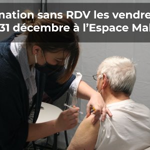 Il est possible de se faire vacciner sans rdv aujourd'hui à La Madeleine