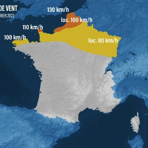 À partir de mercredi soir et jusqu’à jeudi matin, du vent jusqu'à 110 km/h sur les Hauts-de-France