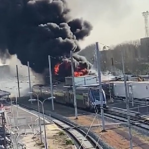 Un mort et plusieurs blessés à la gare de Valenciennes après l'incendie d'un wagon de fret