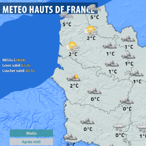 Agate Météo : Gelées et neige pour ce 1 avril