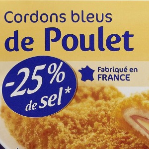 Carrefour  : Rappel de cordons bleus «risque de présence de corps étranger en plastique»