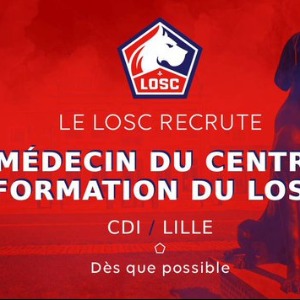 Le  Losc recrute un médecin pour son centre de formation