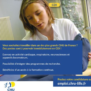 LE CHU LILLE recrute kiné