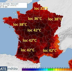 AGATE METEO annonce une canicule pour cette semaine dans le Nord