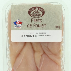 RAPPEL-"corps étrangers métalliques ou en plastique".  Lots d'escalopes de dinde vendus dans les magasins Aldi, Auchan et Lidl