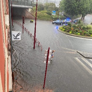 Des inondations hier soir à Hazebrouck