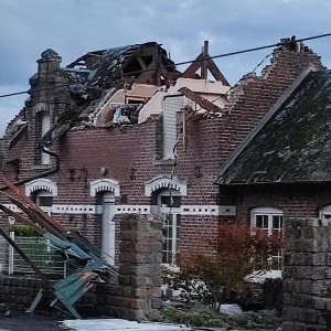 Une tornade touche la commune de Bihucourt dans le Pas de Calais