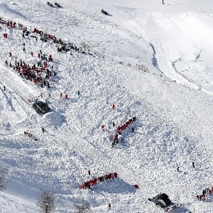 Une avalanche hier près de Tignes