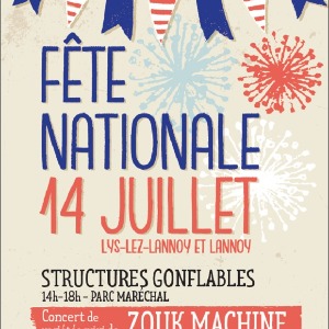 Ma sélection de feux d’artifices et de concerts du 14 juillet 2023 sur la métropole lilloise avec Les sorties d'une lilloise