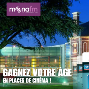 Gagnez votre âge en places de cinéma!