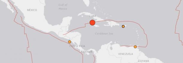 ALERTE TSUNAMI entre Cuba et la Jamaïque