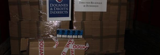 10 tonnes de cigarettes de contrebande saisies dans la région