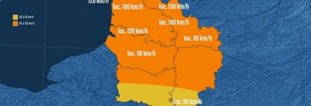 TEMPÊTE DENNIS : 90 KM/H sur Lille dans la nuit de samedi à dimanche AGATE METEO