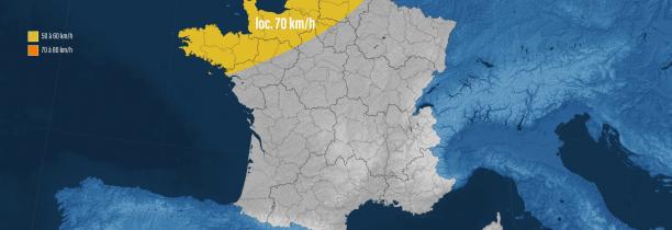 Retour du vent dès vendredi sur les Hauts-de-France avec des rafales de 100 kms/h - AGATE MÉTÉO