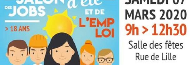 Bailleul :samedi 7 mars prochain le salon des jobs d'été et de l'emploi, à destination des jeunes âgés de 18 ans et plus.