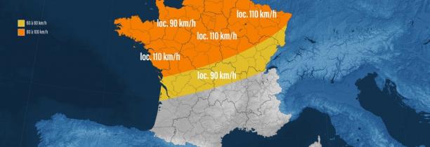 MÉTÉO : Du vent jusqu'à 100 km/h et de la pluie attendus ce week-end dans le Nord-Pas-de-Calais