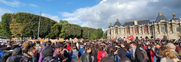 Quelques heurts à Lille lors de la manifestation #GenerationAdama