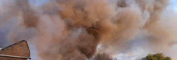 Important incendie ce matin à la Bassée