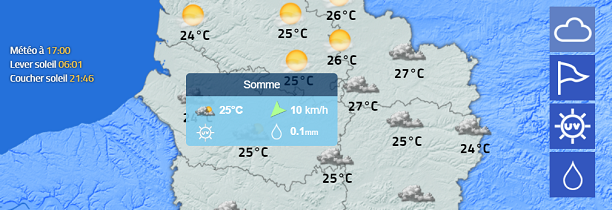 Faudra t'il attendre samedi pour avoir plus de 25° dans le nord ? Agate Meteo