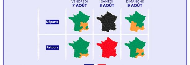 Week end chargé sur les routes