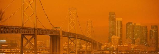 Ambiance apocalyptique, sur la côte ouest des USA